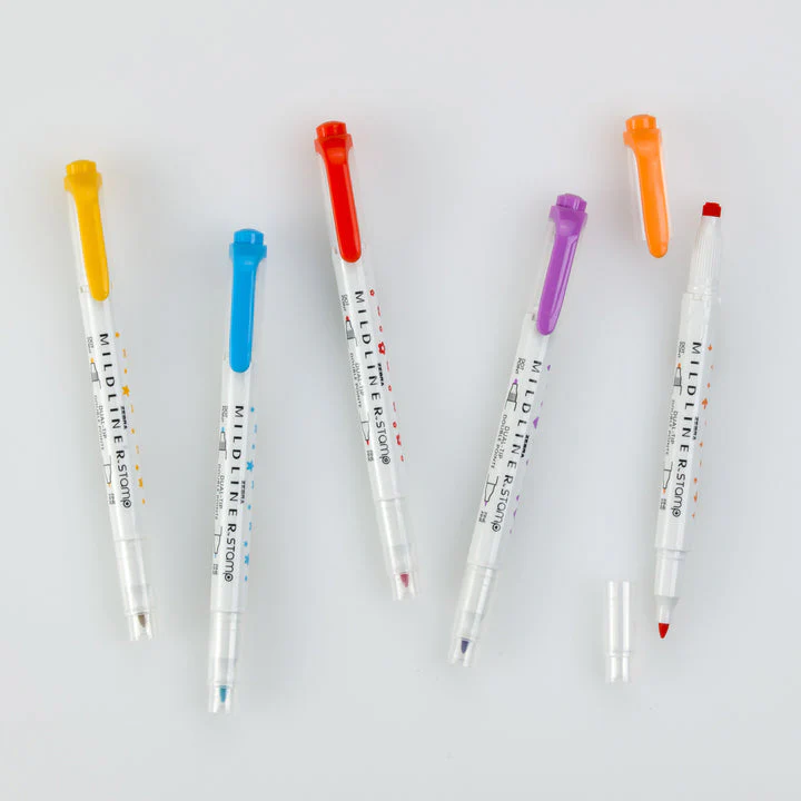 Zebra Mildliner Dual Tip Stamp Highlighter - Image 2